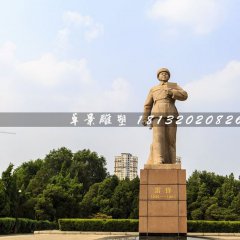 雷鋒石雕，廣場名人石雕