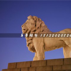 廣場石獅子，西洋獅石雕