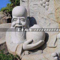 老壽星石雕，大理石神仙雕塑