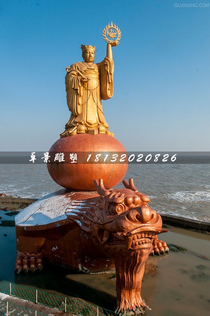 太陽(yáng)神銅雕,海邊神仙銅雕