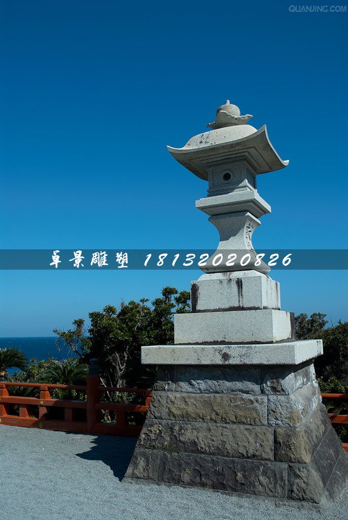 宮燈石雕，園林景觀石雕 (1)