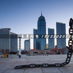 錨鏈銅雕，廣場景觀銅雕