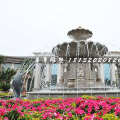 噴泉石雕，公園歐式噴泉石雕