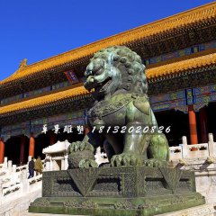 青銅獅雕塑，北京獅雕塑