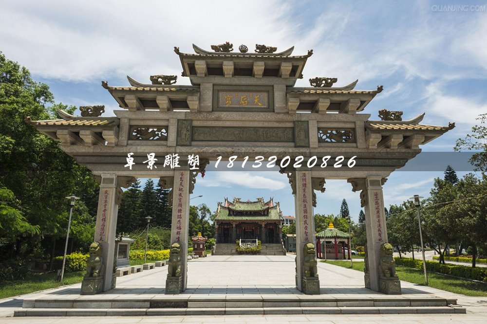 石牌樓，廟宇石牌坊