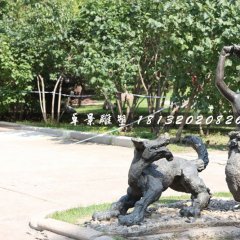 童年銅雕，公園小孩銅雕