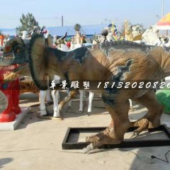 恐龍雕塑，玻璃鋼仿真動(dòng)物雕塑