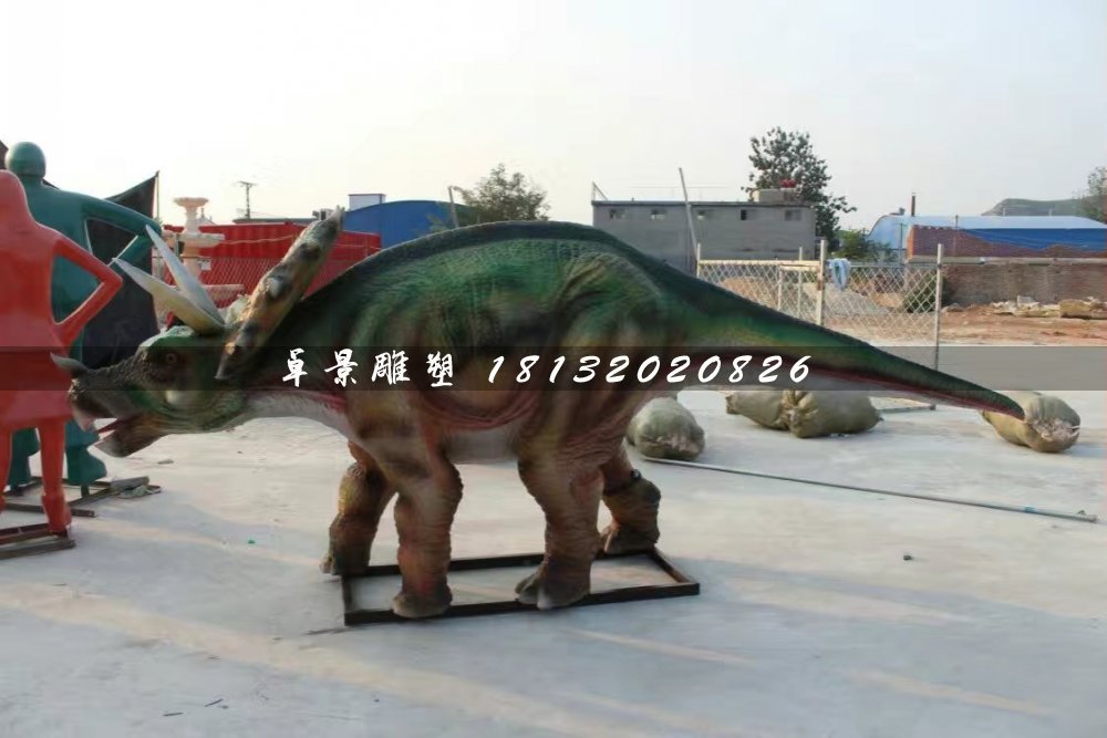 恐龍雕塑，玻璃鋼仿真動物雕塑 (4)