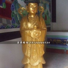 龍女銅雕，寺廟神仙銅雕