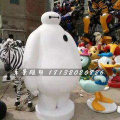 玻璃鋼大白雕塑，卡通雕塑