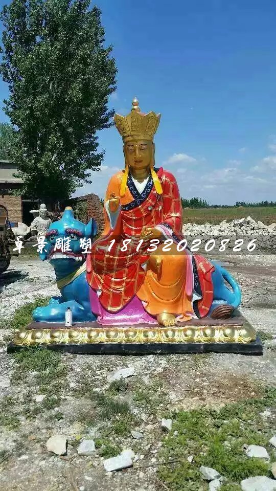玻璃鋼地藏王雕塑，彩繪佛像雕塑