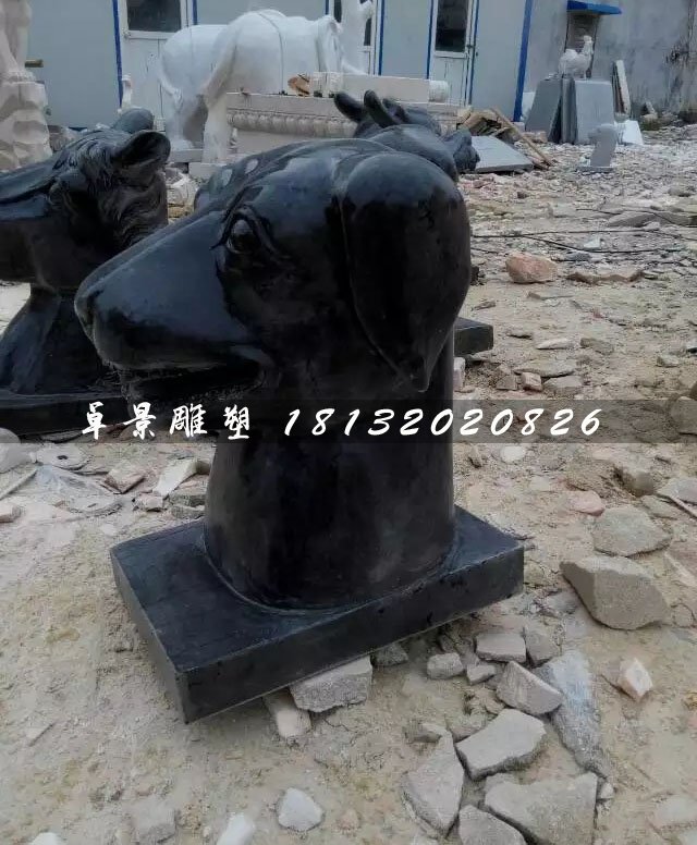 十二生肖獸首石雕，公園動物石雕 (4)