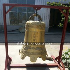 風調(diào)雨順銅雕，鑄銅鐘