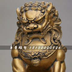北京銅獅子，鑄銅獅子