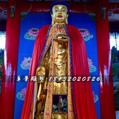 立式釋迦牟尼銅雕，寺廟銅佛像