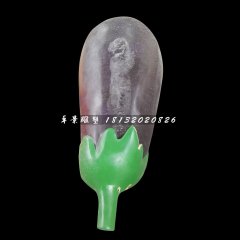 仿真茄子雕塑，玻璃鋼蔬菜