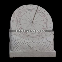 大理石日晷，廣場(chǎng)日晷石雕