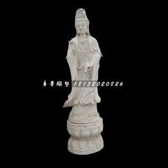 立式佛像，大理石觀音菩薩