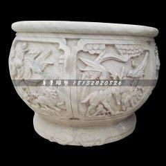 水缸，大理石水缸