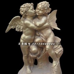 西方小愛(ài)神雕塑，玻璃鋼西方天使雕塑