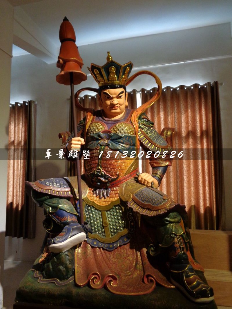 四大天王雕塑，玻璃鋼神仙 (2)