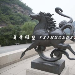 銅馬雕塑，公園動物銅雕