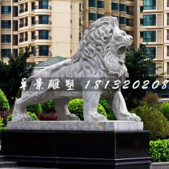 大理石獅子，歐式石獅子