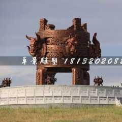 抽象銅鼎，廣場大型銅鼎