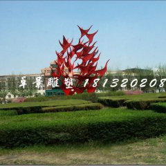 不銹鋼飛翔雕塑，抽象大雁雕塑