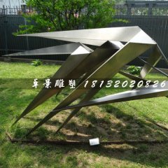 不銹鋼風(fēng)竹雕塑，公園景觀雕塑