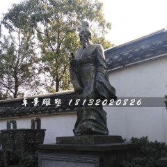 周武王銅雕，古人銅雕