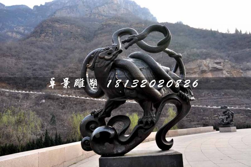 玄武銅雕,廣場神獸銅雕