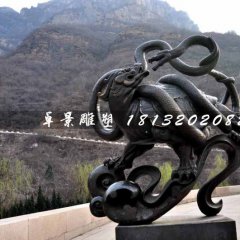玄武銅雕，廣場神獸銅雕