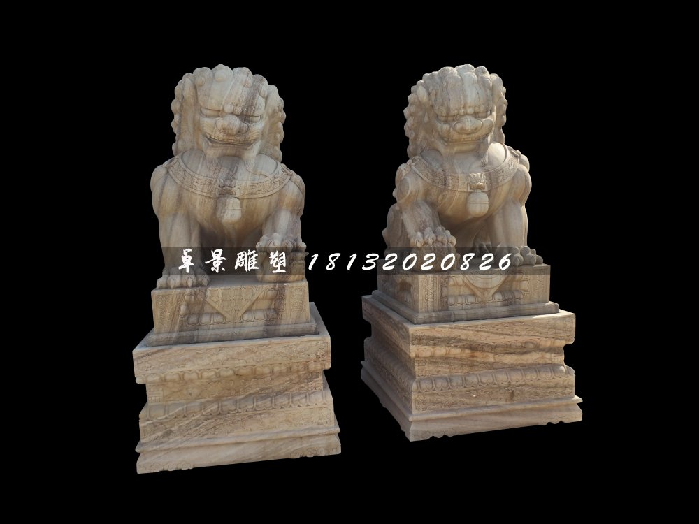 北京獅石雕，廣場(chǎng)動(dòng)物石雕