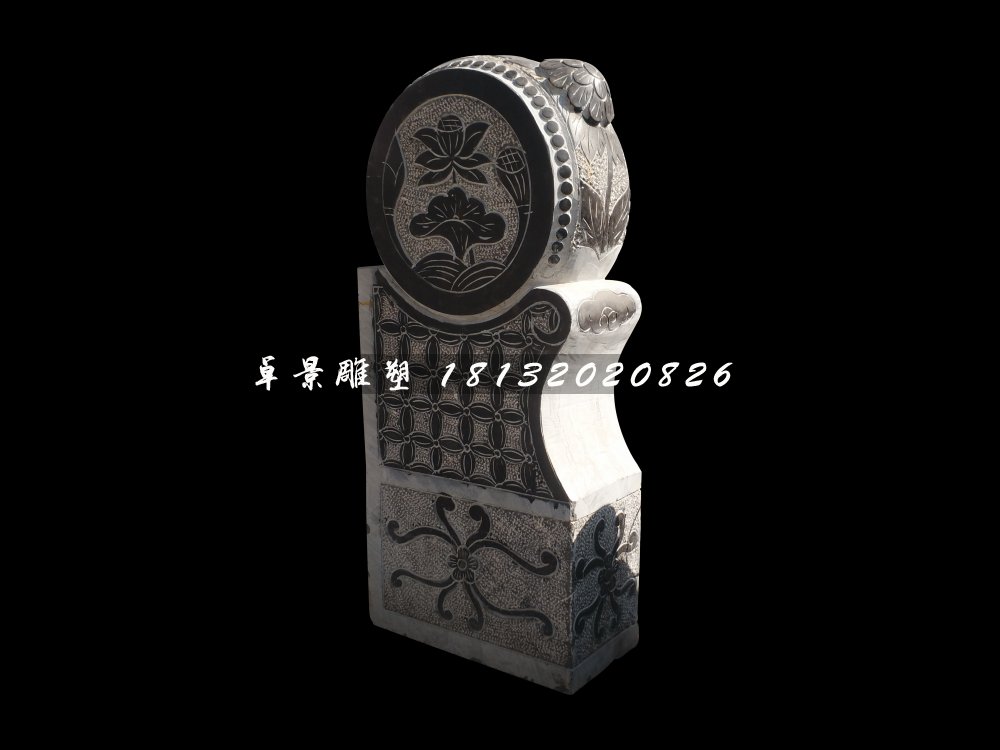 分鼓門墩,青石抱鼓石