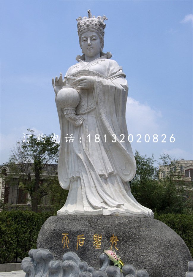 大理石媽祖雕塑,廣場神仙石雕