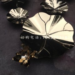 不銹鋼荷葉，公園不銹鋼雕塑