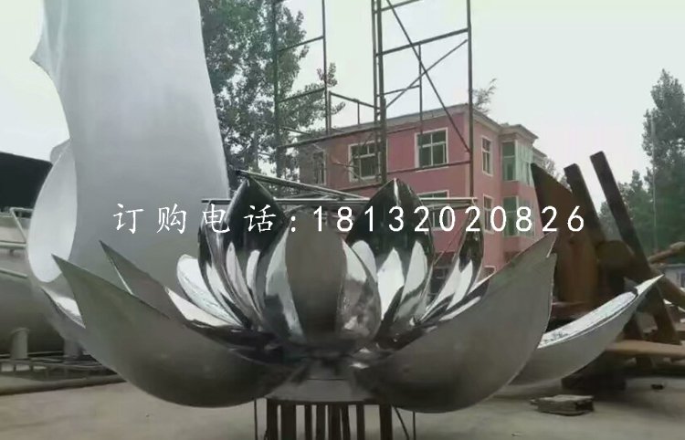 不銹鋼蓮花，廣場不銹鋼雕塑