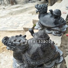 招財(cái)龍龜，青石龍龜?shù)袼? width=