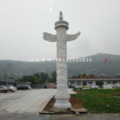 龍柱石雕，漢白玉華表石雕