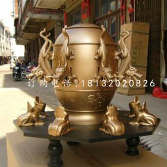 地動儀銅雕，鑄銅雕塑