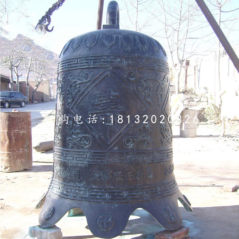 仿古銅鐘，青銅鐘