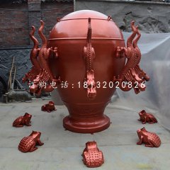 廣場地動儀銅雕，景觀銅雕