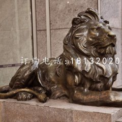 匯豐獅銅雕，歐式銅獅子