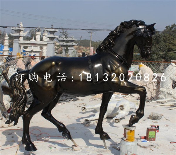 玻璃鋼馬,公園動物雕塑