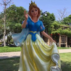 玻璃鋼白雪公主，公園卡通人物