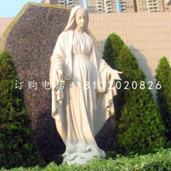 玻璃鋼圣母雕塑，教堂人物雕塑