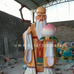 老壽星雕塑，玻璃鋼神仙