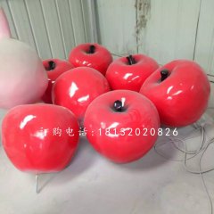 蘋果雕塑，玻璃鋼仿真水果