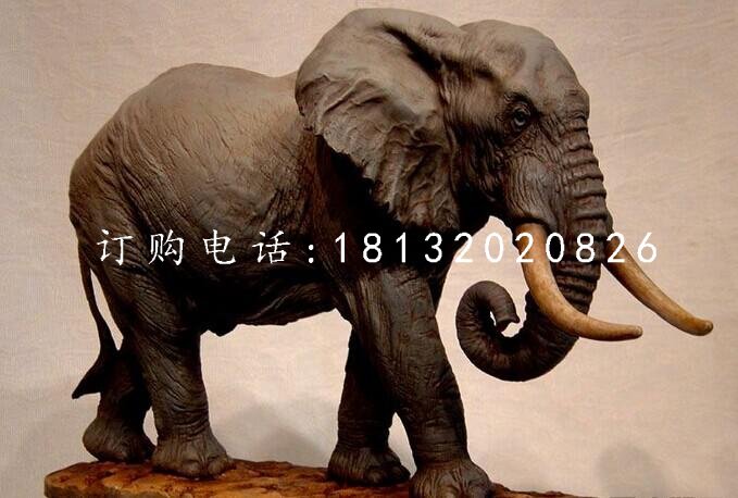 大象雕塑，銅雕大象